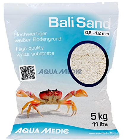 AQUAMEDIC Wasserbehandlungen für Aquarien Bali Sand 5 kg 0,5-1,2 mm
