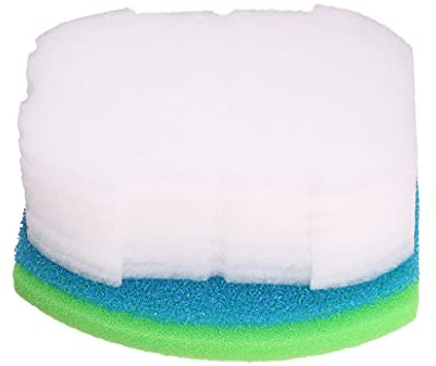 INGVIEE Kompatibel Schaumstoff Filterschwamm Set für Blagdon Inpond 5 In 1 3000 Filter (1x Blau Grob, 1x Grün Mittel, 6X Polymer Wolle)