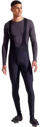 PEARL IZUMI Amfib Cuissard de cyclisme à bretelles rembourré en chamois pour homme Noir Taille XL