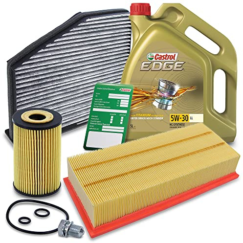 BESTPRICE ATP Inspektionspaket Filterset mit 1x Ölfilter, 1x Luftfilter, 1x | Kompatibel mit: AUDI A3, A3 Cabriolet, A3 Sportback, Q3, TT, TT Roadster, SEAT ALHAMBRA, ALTEA, ALTEA XL, LEON