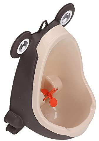 Orinatoio per Bambini, Efficace Orinatoio per Vasino con Obiettivo a Parete Facile da Installare per Bagno per Ragazzi (Marrone)