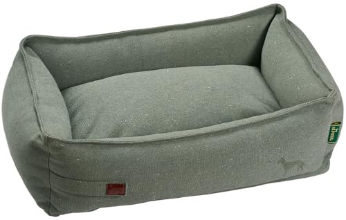HUNTER Hundesofa Belluno, Farbe: Mint, mit robustem Strukturstoff, vorwiegend recycelte Materialien, nachhaltig, rutschhemmend, stilvoll und modern, Größe: S