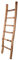Scala in legno, lunghezza 150 cm, look antico