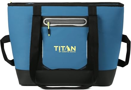 Titan by Arctic Zone Deep Freeze 30 Can Insulated Tote, Marine Blue