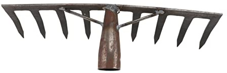 VANZACK Râteau à Labourer pour Jardin Extérieur Outil Agricole pour Désherber Et Ameublir Le Sol