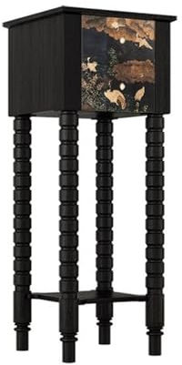 YQINQIN83B Porta Piante scaffale Portafiori Alto Vintage Francese con cassetto, for Soggiorno, Ingresso, Angolo fioriera Flowerpot Scaffale