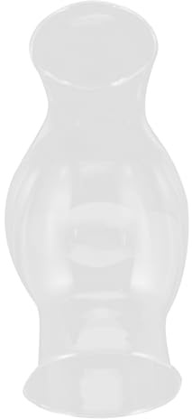 EPIGEIST Vintage Öllampe Glas Lampenschirm für Petroleumlampe Transparent aus Glas Zubehör für Wohn Dekoration Schützt die Lampe