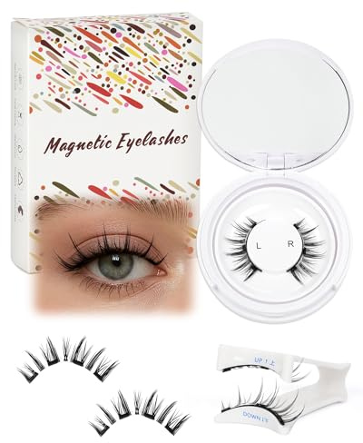 Obeyalash Wimpern Magnetisch Manga NatüRlicher Look Anime Lashes Magnetisch Magnet Lashes Wiederverwendbar Komfortabel And Leichtes Gewicht Easy to Wear for Beginners (Manga)