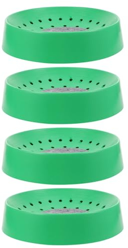DIYEAH 4 pièces Bol Nid pour Pigeons et Respirant Tapis de Nidification Lavable pour Oiseaux Matériel de Reproduction pour Pigeonniers