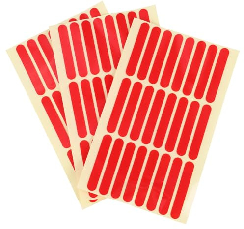 AUTSUPPL 3 Cintas Adhesivas de Doble Cara para Manicura Pegatinas para Decoración de Uñas Paquete de 24 Adhesivos por Unidad Cinta Transparente Resistente para Arte de Uñas Color Aleatorio