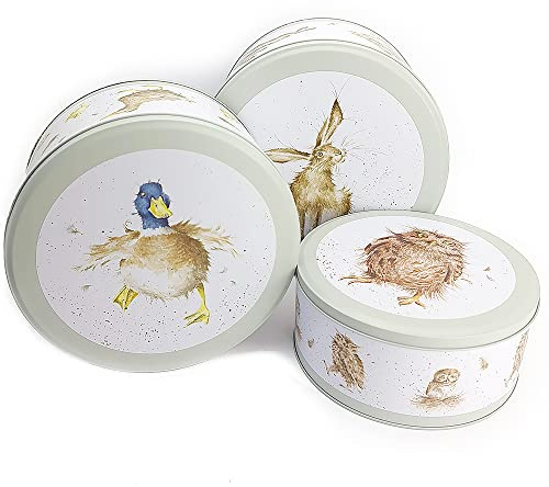 Wrendale Designs Green Keksdosen & Gläser, Zinn, Country Animal – Grün