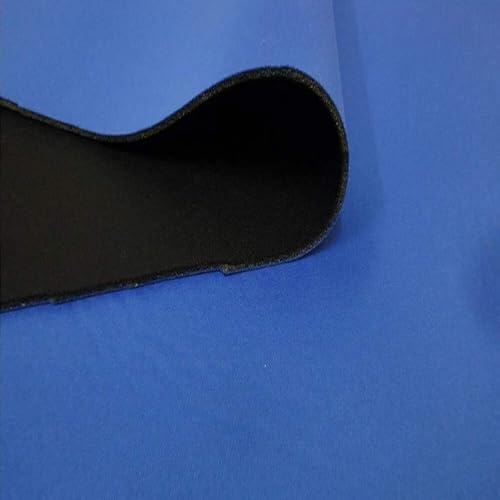 StoffBook Tejido DE Neopreno ELÁSTICO DE 3MM Doble Cara, C261 Azul Real/Azul Marino