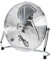 STIER Ventilator, 145 W, Bodenventilator in Metall-Optik, Durchmesser 50 cm, 3 Ventilationsstufen Geschwindigkeitsstufen, für Innen- und Außen geeignet, Kraftvoll, stabiler Standfuß