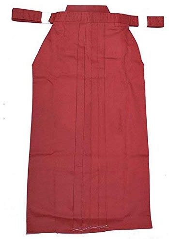 G-LIKE Kampfsport Kendo Kenjutsu Uniform - Traditionelle Japanische Schwertkampfkunst Kostüm Karate Ninja Aikido Training Kleidung Keikogi Jacke Hakama Hose für Männer Frauen (Red, M)