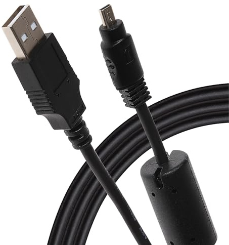 Praktica USB-A 2.0 to 8 Pin Mini USB Camera Charging Cable 0.5m
