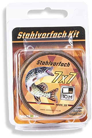 Specitec Stahlvorfach 7 x 7 - Tragkraft: 9kg Länge: 10 Meter von SängerTTS