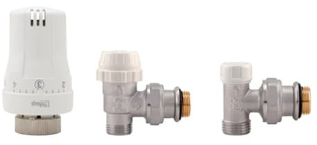 Kit THERMOSTATIK Winkelventil 1/2