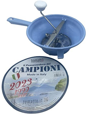 Passatutto Passaverdure Azzurro Limited Napoli Campione D'Italia 24 cm 3 Dischi