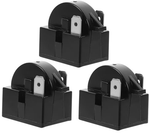 OSALADI 9pièces Ptc Démarreur De Réfrigérateur Avec Protection Les Surcharges Inserts De Compresseur Pour Congélateurs Et Réfrigérateurs Remplacement Facile Et Fiable