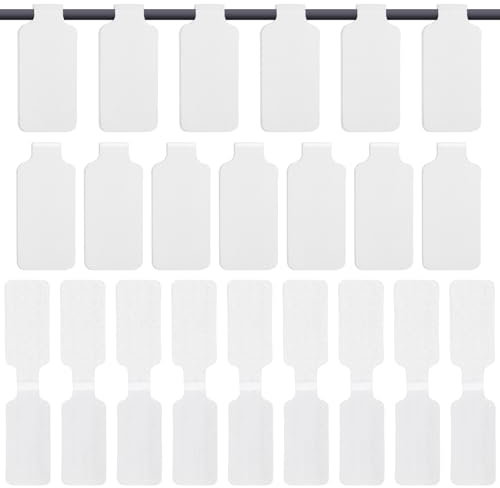 50 Stück Kabeletiketten Selbstklebend Kabeletikett Beschreibbare Kabel-Etiketten Wiederverwendbare Kabel Kabelanhänger Aufkleber Draht Etiketten für Home Office Kabel Verwaltung Identifikation