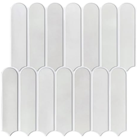 Commomy 10 Stück 3D-Fliesen zum Abziehen und Aufkleben, 30 x 30 cm, matt, UrltraLight PVC, Ligjt Grau, selbstklebende Wandfliesen für Küche, Bad, Wohnzimmer, Schlafzimmer, Wohnmobil