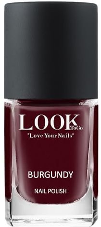 Look To Go • veganer Nagellack • BURGUNDY • NP 160 • 21-free & PETA approved • Made in Germany • 12ml