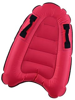 Yardwe Aufblasbares Bodyboard und Schwimmendes Ruder aus Strapazierfähigem PVC mit Tragegriff rutschfest Faltbar für Pool Strandurlaub und Wasserspaß für Kinder und Erwachsene