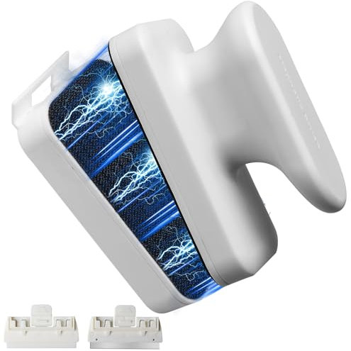 Asfrode Aquarium Magnetbürste mit Abnehmbarem Schaber, Magnetische Glasreinigungsbürste für Algenentfernung an Fischglasbecken und Aquariumscheiben Fish Tank Reinigungstool