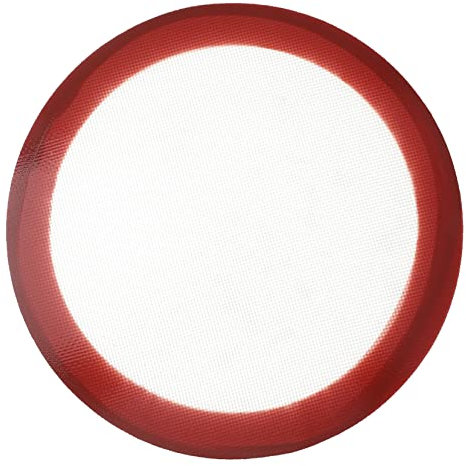 PartyKindom Tappetino da forno di silicone alimentare Crosta riutilizzabile Calore teglia per il pane silicio forno pizza rivestimento per tortiera tappetino rotondo in silicone Colore Casuale