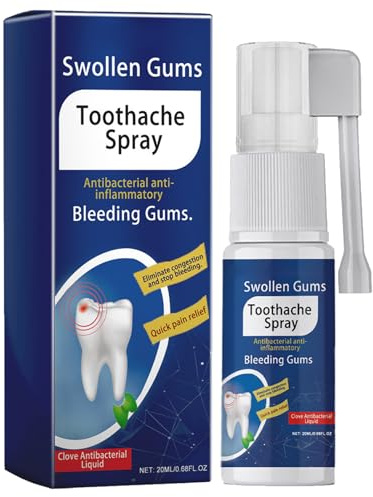 KOAHDE Spray Contre les Maux de Dents,Soulagement Instantané des Maux de Dents,Spray de Soulagement de la Douleur Dentaire,Réparation des Gencives,20ML,1PC