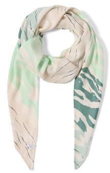 Cecil Tuch mit Folienprint jewel green A