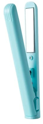Mini-Lockenstab mit doppeltem Verwendungszweck, Mini-Lockenstab und Glätteisen, tragbar, für kurze Haare und alle Haartypen