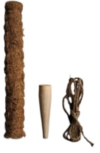 HAAY TOOLS Moss Pole for Monstera & Houseplants – Natural Coir Plant Support Stake for Indoor Climbing Plants, Cheese Plant & Money Plant Support, Flower Support Stick, (1 PCS-70cm)