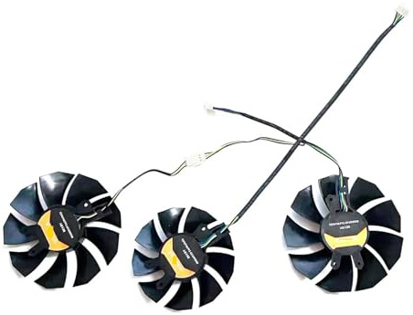 Computerkühlungsteil 75 mm 85 mm RTX3060 GPU-Lüfter, kompatibel mit RTX 3090 3080 Ti RTX3070 RTX 3060 Ti Grafikkartenlüfter(3 FAN)