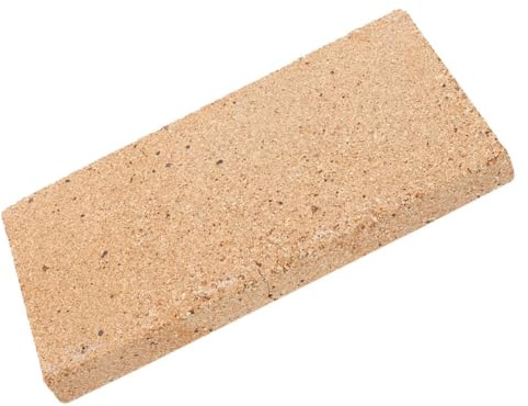 TOVINANNA Bloque Ignífugo para Estufa de Leña y Chimenea, Ladrillo Refractario Aislamiento Térmico y Resistencia Corrosión, Pieza para Uso en Hornos y Fogatas, 230X114X20 MM
