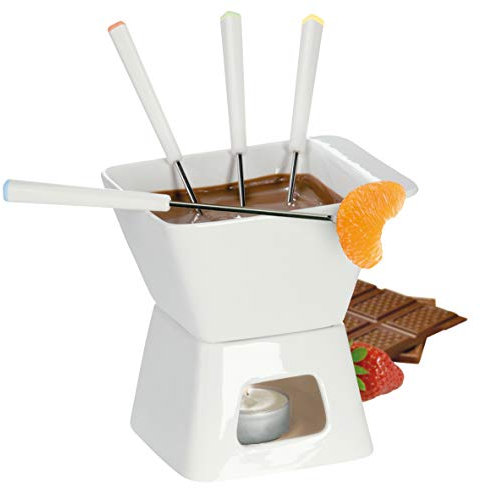 Tescoma 386396 Gustito Set Fonduta Cioccolato per 4 Persone
