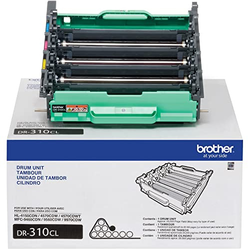 Brother Genuine-Drum Unit, DR310CL, Seamless Integration, Yields Up to 25,000 Pages, Black