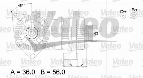 VALEO 436668 Lichtmaschinen