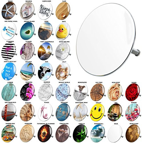 Sanilo Badewannenstöpsel, viele schöne Stöpsel für die Badewanne zur Auswahl, hochwertige Qualität, Weiß