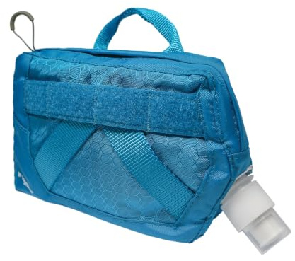 Kurgo RSG Hydration Flask, Blau | BPA-freier Wasserbeutel, Abnehmbare Tasche, MOLLE-kompatibel, Hunde Wasserflasche