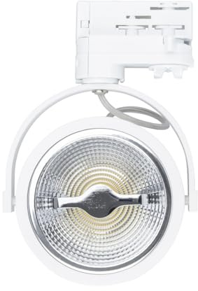 LEDKIA 3-Phasenstromschiene LED-Strahler CREE AR111 15W Dimmbar Weiss 4000K