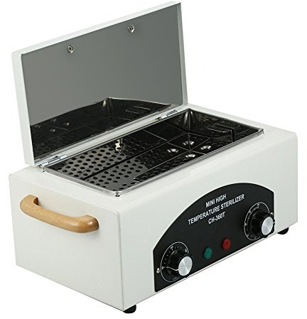 Armoire de Stérilisateur Haute Température, Stérilisateur à Chaleur Sèche StéRilisateur à Air Chaud avec Panier Amovible en Acier Inoxydable, pour Manucure Salon de Coiffure Outils de Beauté