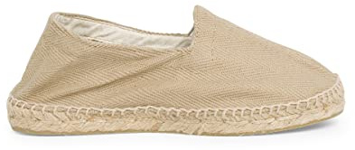 Pisamonas Herringbone Espadrilles Höga Storlekar 34-45 Size 41 Color Rå
