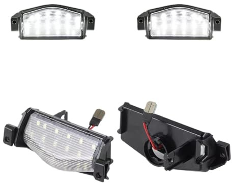 JOBOUND 2 unids/lote luz LED de matrícula de coche for Mazda 2 3 M2 M3 2011-2013 lámparas con números traseros accesorios blancos for automóviles Luz trasera LED