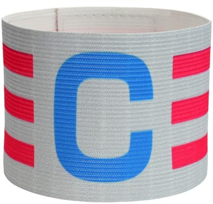 Fascia da capitano di calcio,Fasce di Capitano di Calcio Bands Sportive per Calcio Calcio Fasce Regolabile Anticaduta per Giocatori, Braccialetti Capitani per da Gioco bo