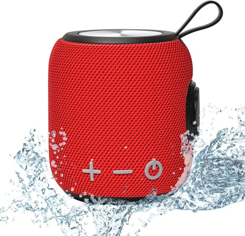 SANAG M7 Cassa Bluetooth Portatile Potente, IPX7 Impermeabile Speaker Bluetooth 5.0, Cassa Bluetooth TWS Wireless, 1800mAh,24H di Riproduzione, Audio Stereo 360° per casa, esterno, viaggi-Ross