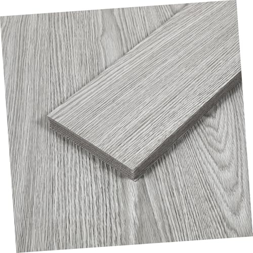 Gadpiparty 36pcs Self Adhesive Pvc Floor Tiles Wood Grain Peel and Stick Flooring Planks 91.4x15.2cm Thickened Wear-resistant Flooring for Home Use 5m² Coverage