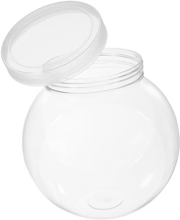 CIYODO 3pezzi Barattoli Trasparenti Per Snack e Contenitori Per Biscotti Per Decorazioni Festive e Conservazione Cibo