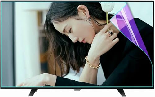 BGVYFXEZ Protecteur D'écran De Télévision Anti-Bleu, Film Anti-Glare, Protecteur D'écran Ultra Clair pour LCD, LED, OLED Et QLED 4K HDTV