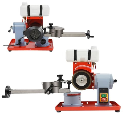 Sägeblatt Schärfgerät, 250W Sägeblattschleifmaschine, Sägeblattschärfgerät Schärfgerät Aluminiumlegierung, Kreissägeblattschärfer für Sägeblätter Kunststoff, Holz